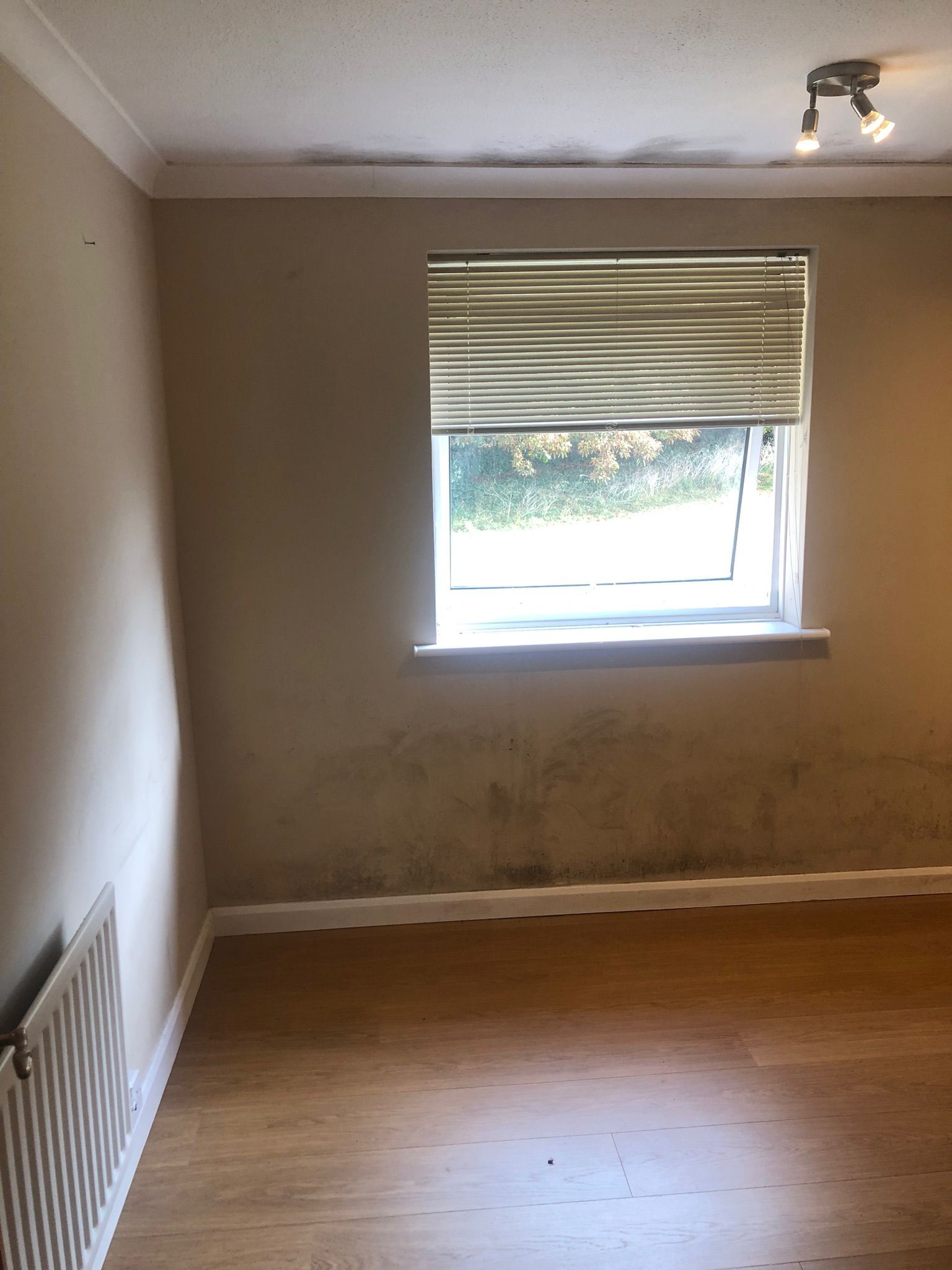 Before painting and decorating work in North London.